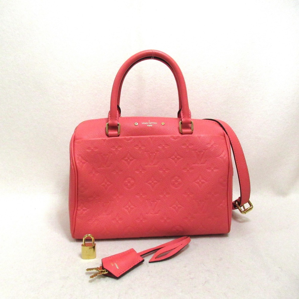 Louis Vuitton Speedy Bandouliere 25 Leather Shoulder Bag Pink - Picture 5 of 11